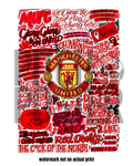 Manchester United - Glossy Print - Originally Hand Drawn