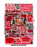 Sunderland AFC - Glossy Print - Originally Hand Drawn