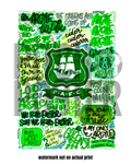Plymouth Argyle Football Club - Glossy Print - Originally Hand Drawn