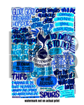 Tottenham Hotspur - Glossy Print - Originally Hand Drawn